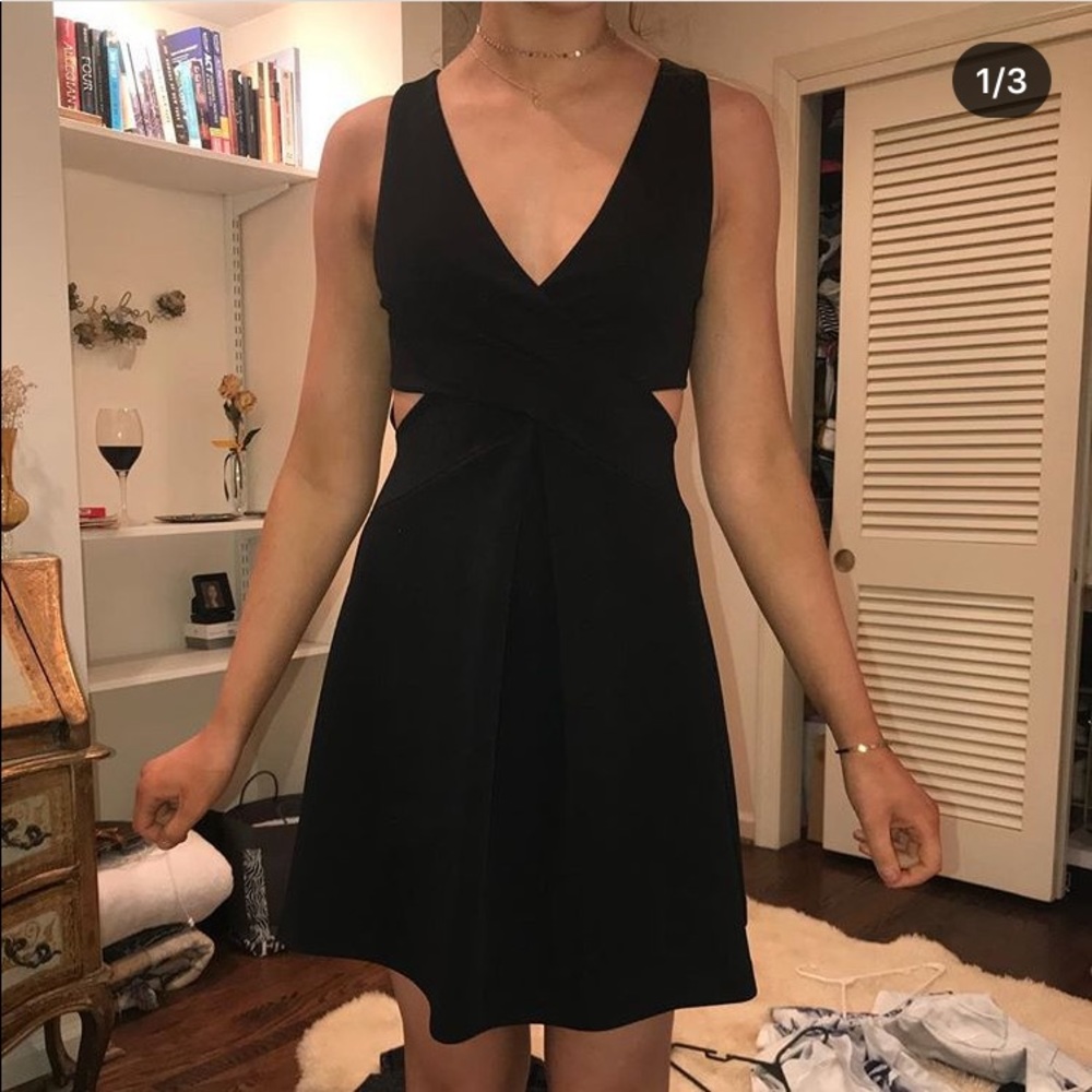 Black Express Cutout Dress